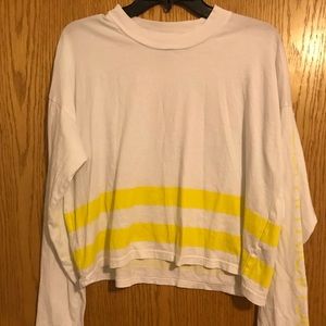 Calvin Klein Long-Sleeved Cropped Tee